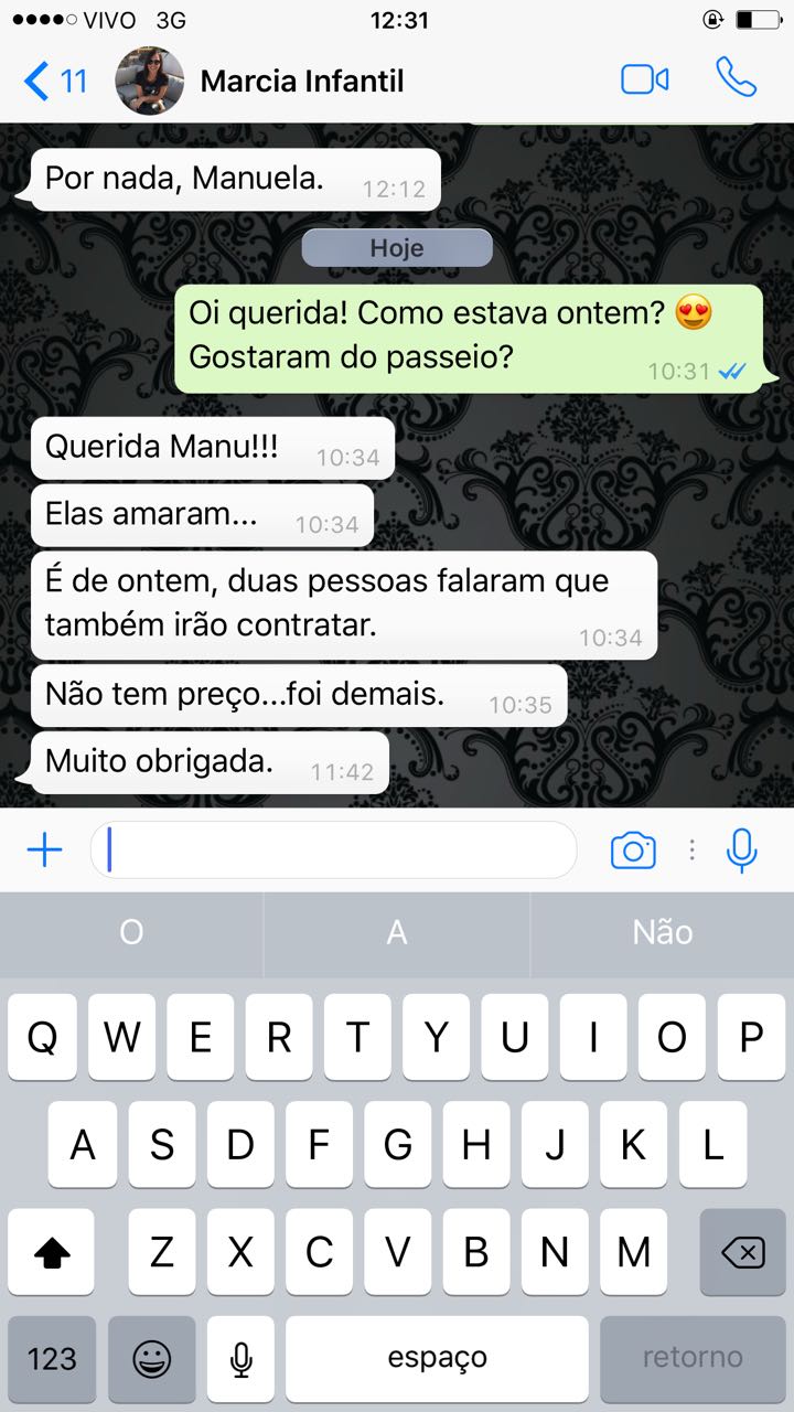 Depoimento Márcia - Aniversário Infantil