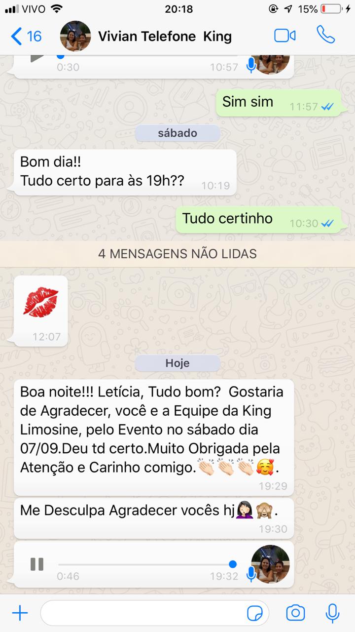 Depoimento Aniversário 15 anos