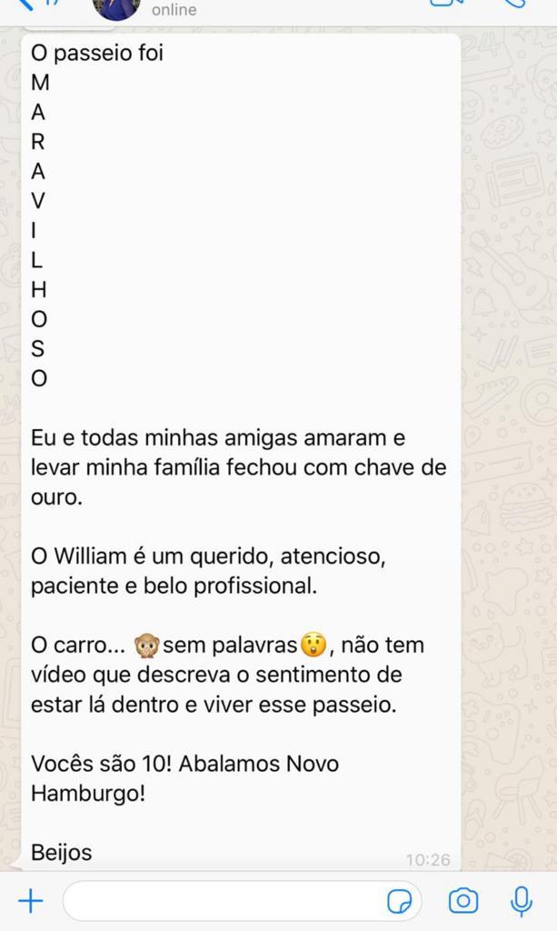 Depoimento Aniversário adulto