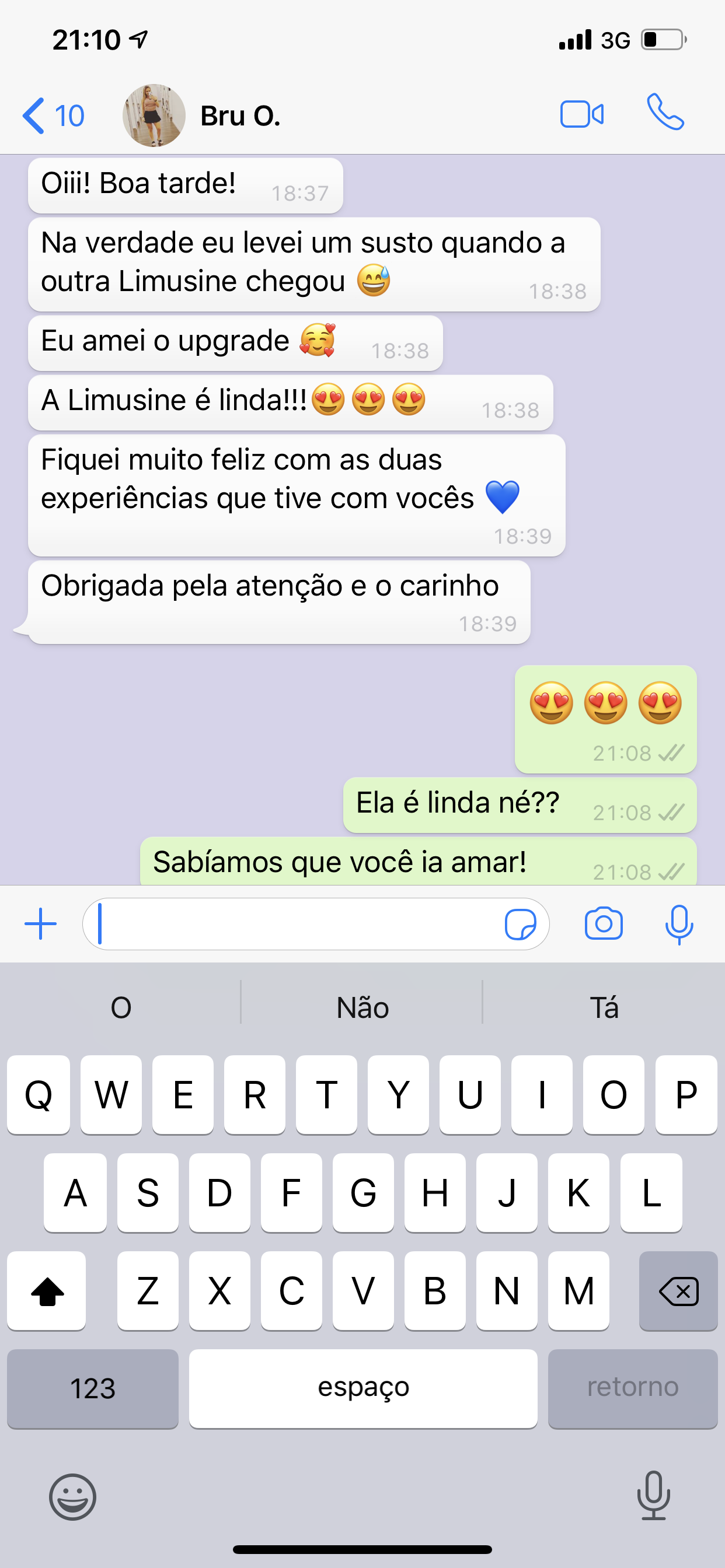 Depoimento Aniversário