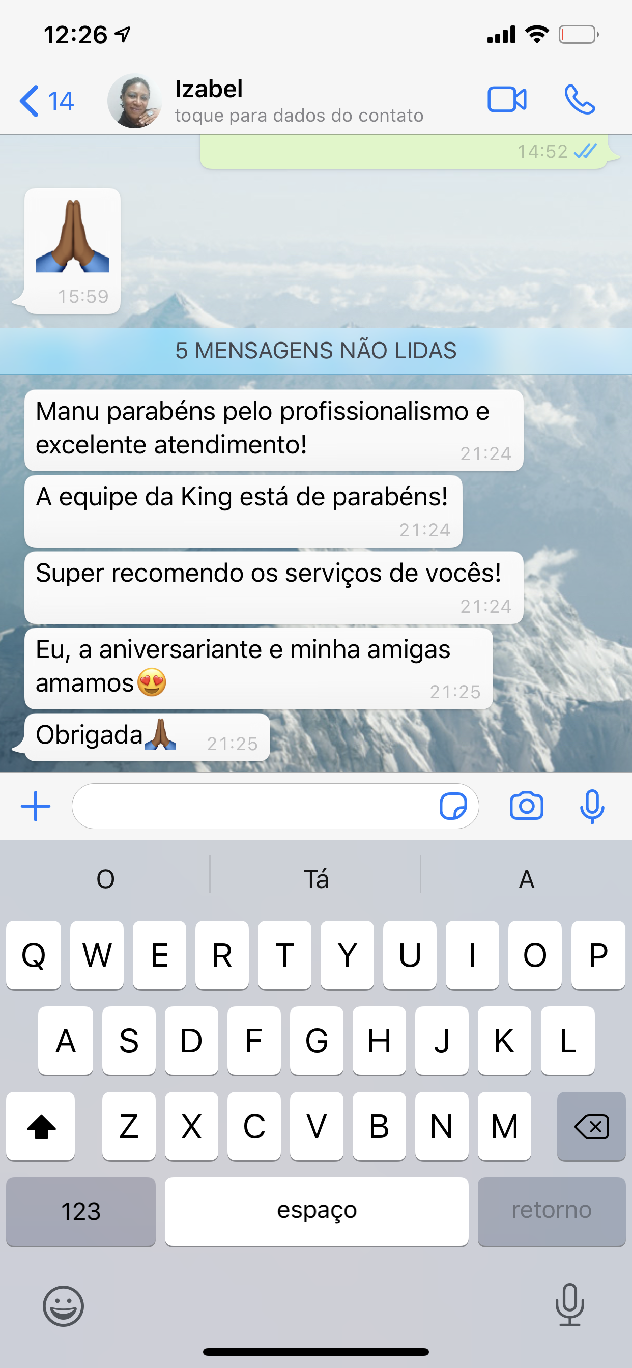 Depoimento Aniversário