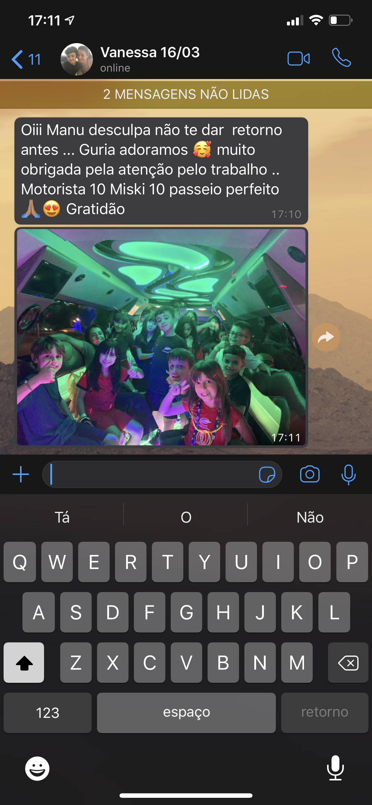 Depoimento Aniversário Lucas
