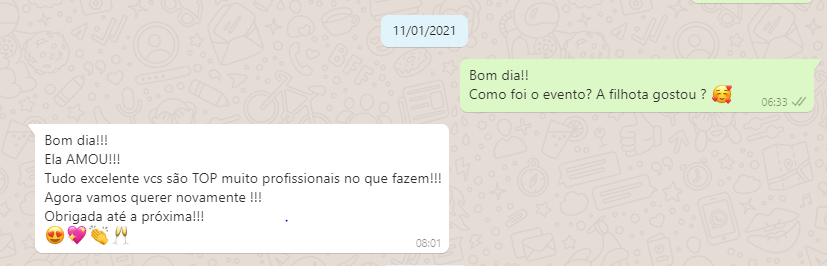 Depoimento Aniversário 15 Anos