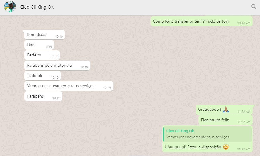 Depoimento Transfer Cleo