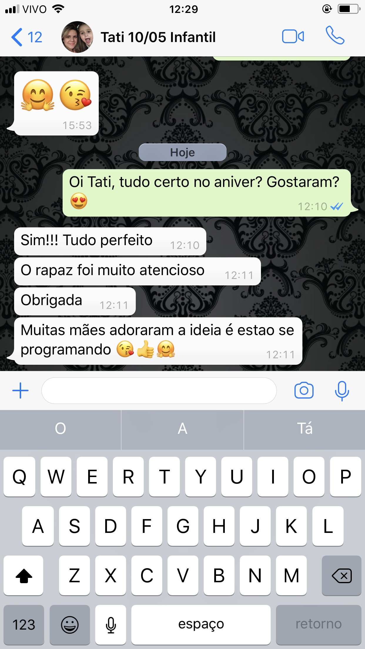 Depoimento Aniversário Infantil - Maria Fernanda 7 anos