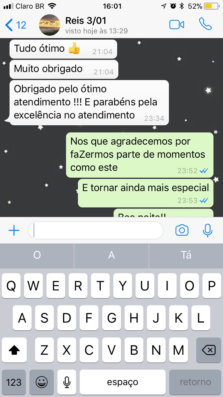 Depoimento Reis - Passeio Romântico