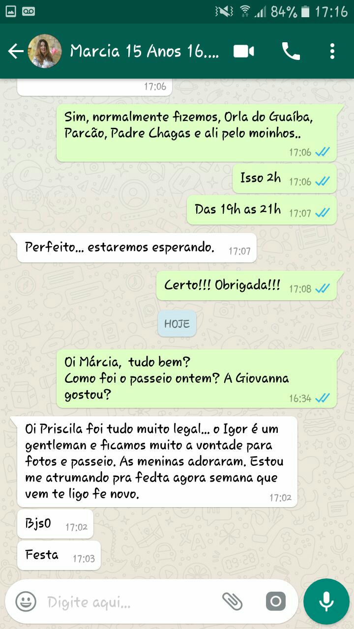 Depoimento Márcia - 15 Anos