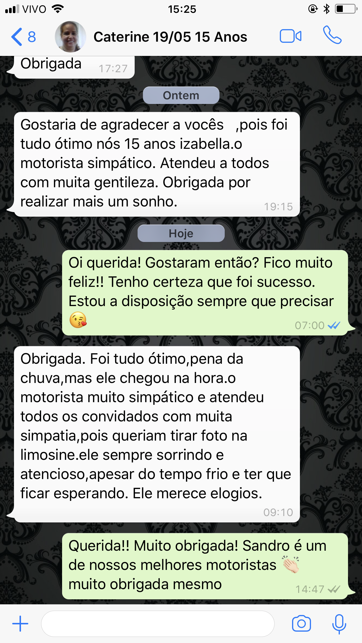 Depoimento 15 anos - Izabella