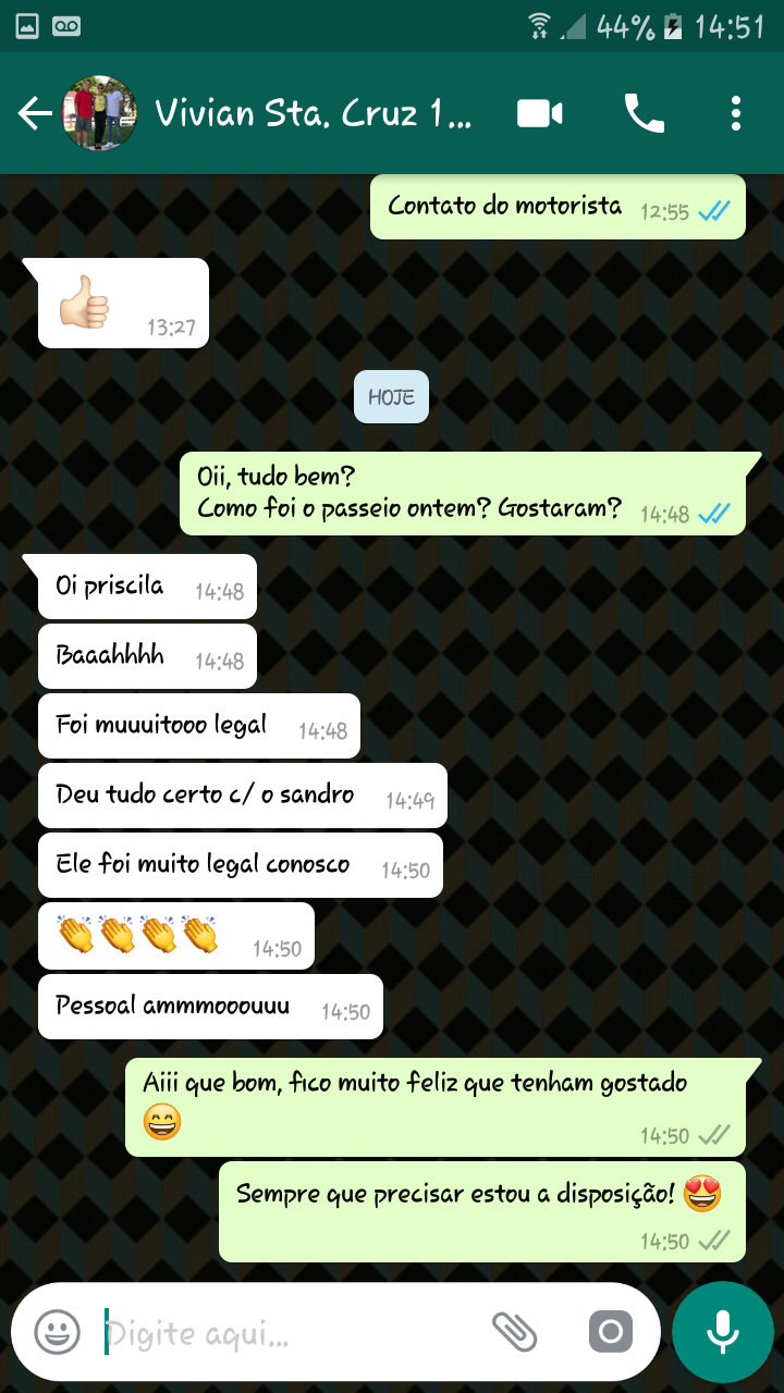 Depoimento Vivian - Passeio com amigos em Sta. Cruz do Sul