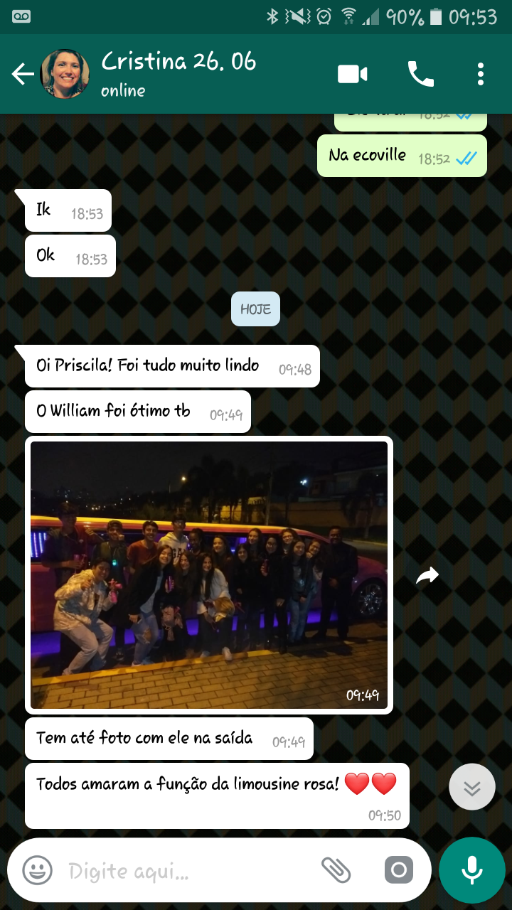 Depoimento Aniversário surpresa de adolescente! Porto Alegre