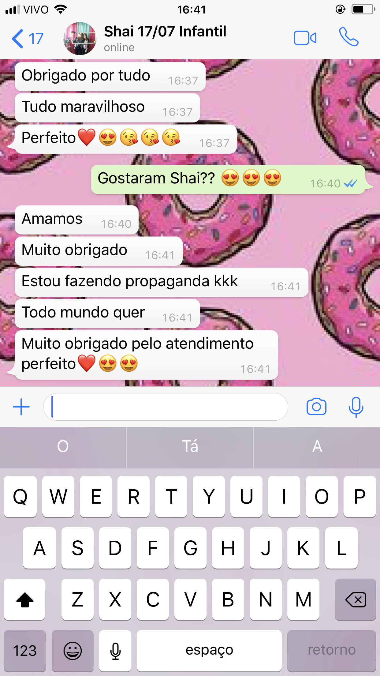 Depoimento Aniver Infantil - Sarah Marques