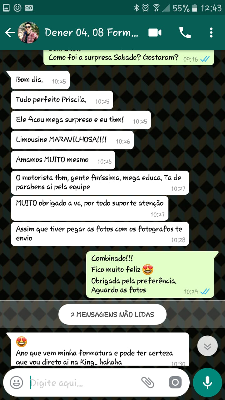 Depoimento Surpresa de formatura